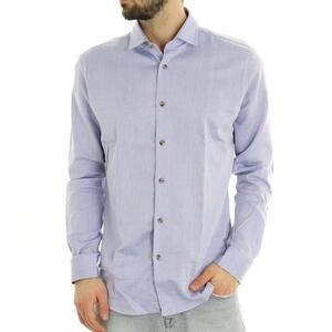 CAMICIA MIRTILLO AZZURRO